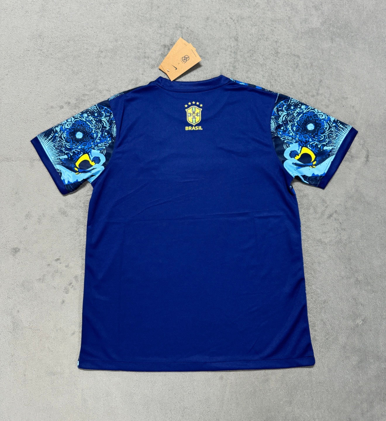 Brazil (Christ The Redeemer) Blue Football Shirt