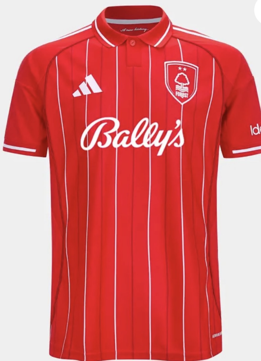 Nottingham Forest 25/26 Home Kit