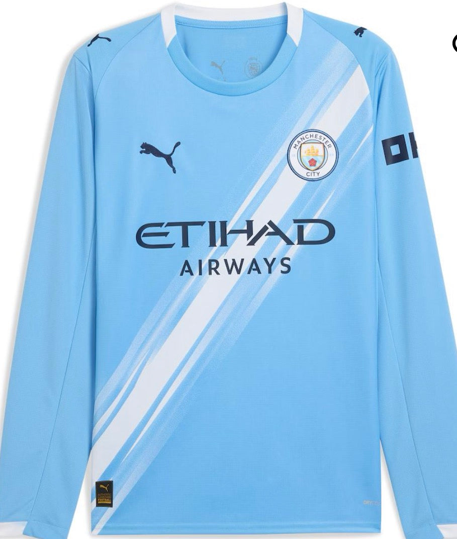 Manchester City Long Sleeve 25/26 Home Kit
